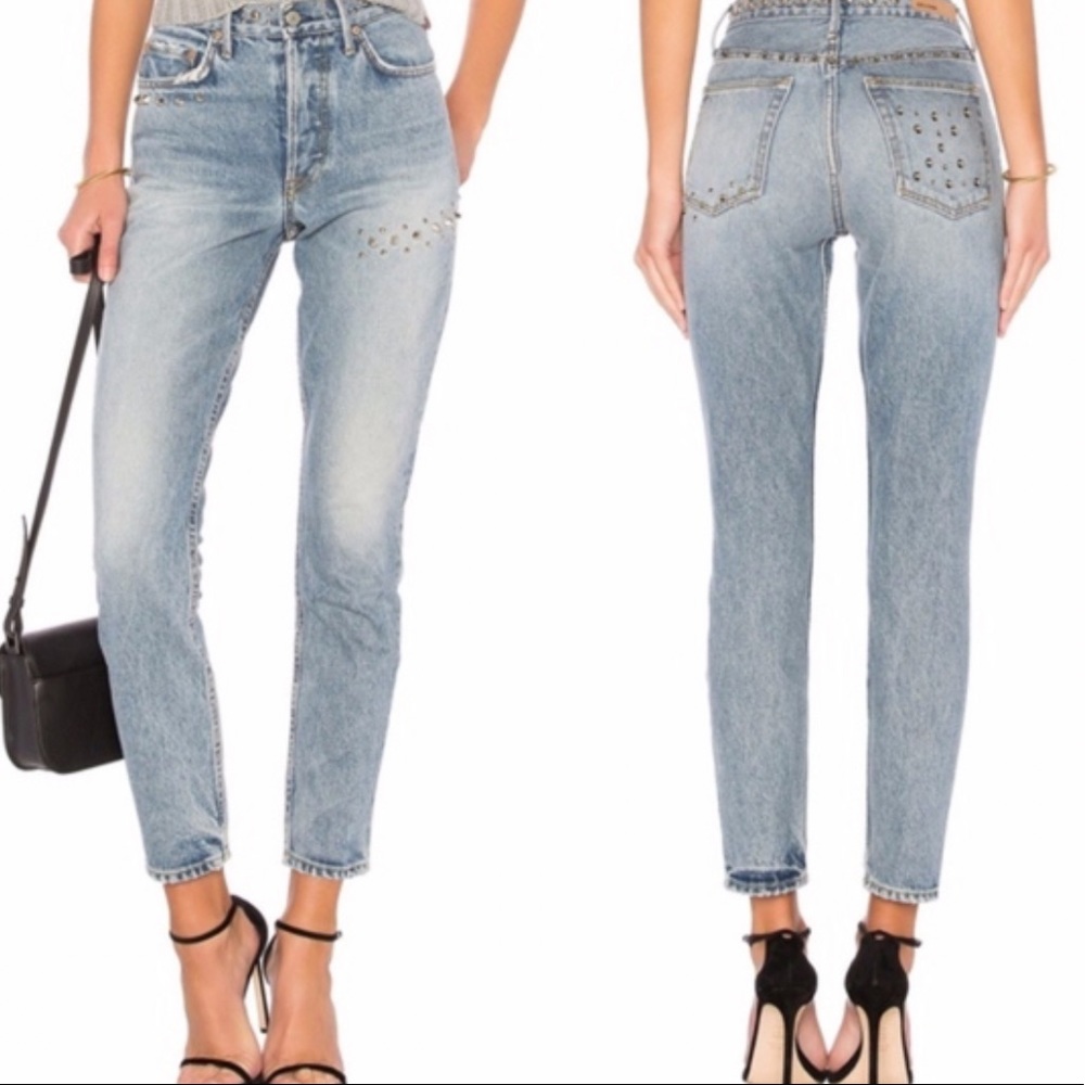 Grlfrnd studded jeans